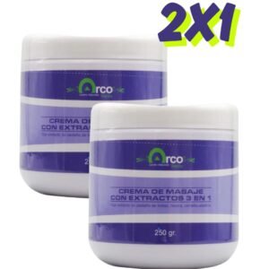 2X1 Crema de Masaje con Extractos 3 en 1